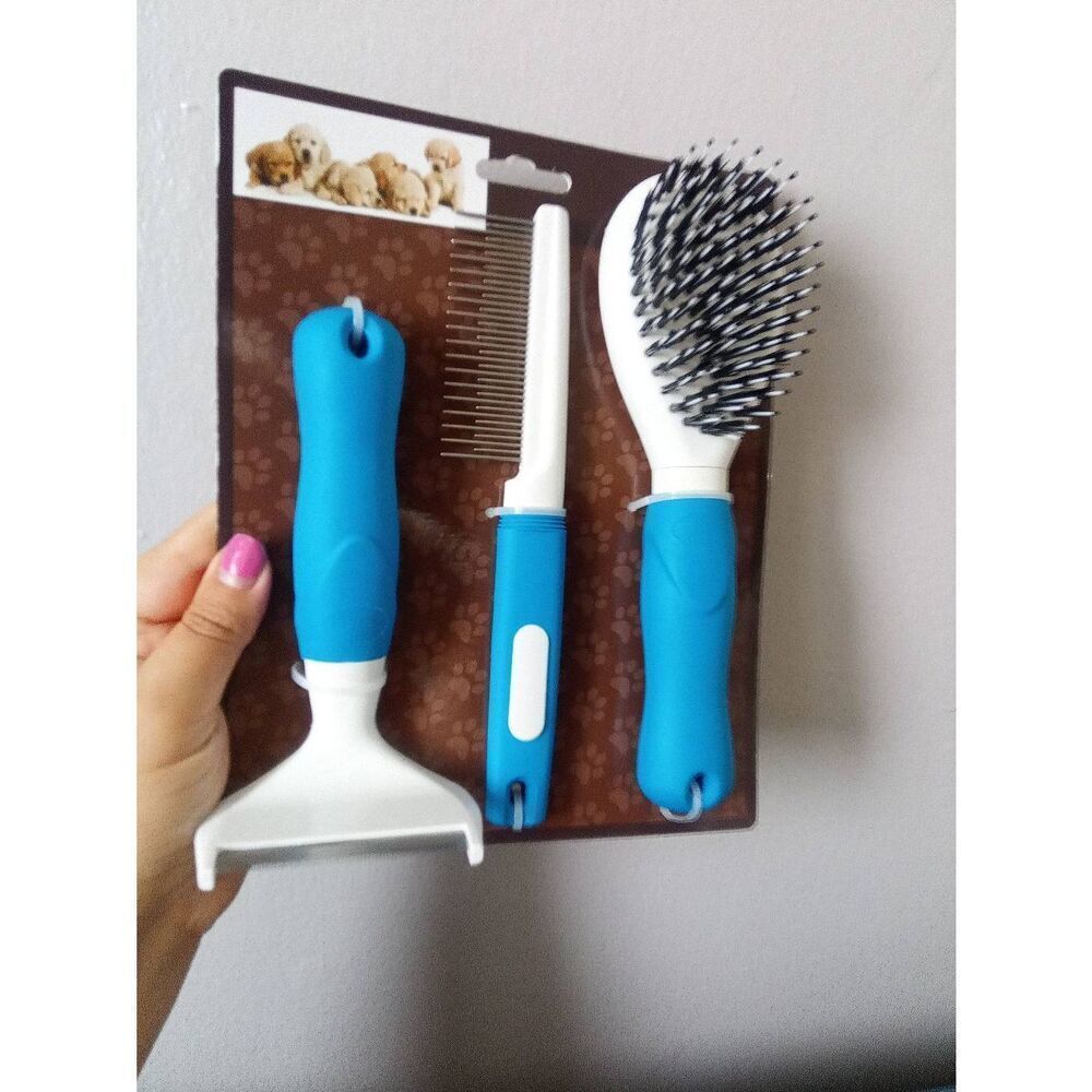 3 pack pet grooming set